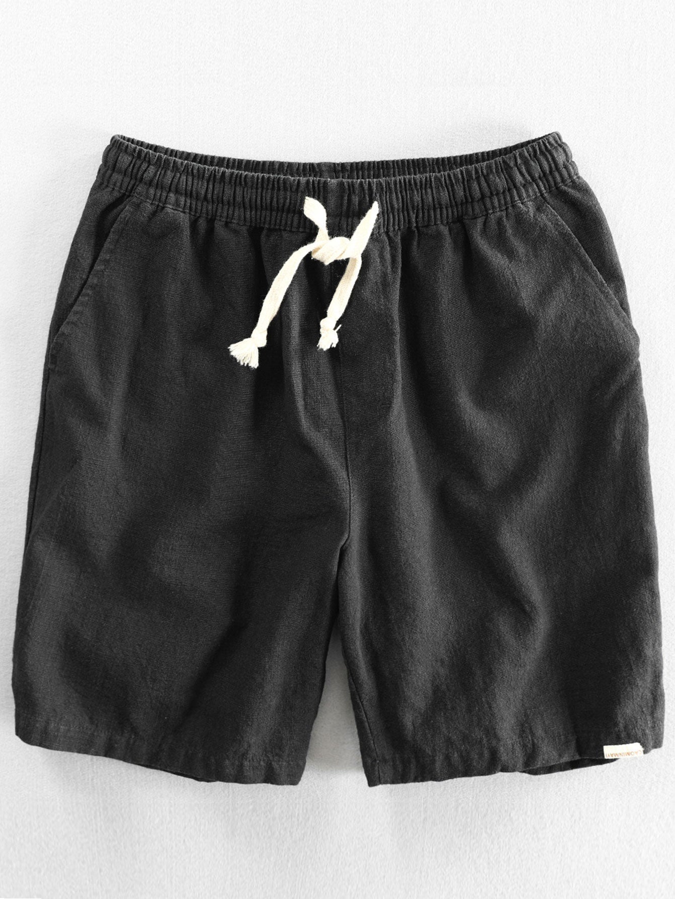 Derada | Naturel Linnen Trekkoord Shorts - Derada Fashion