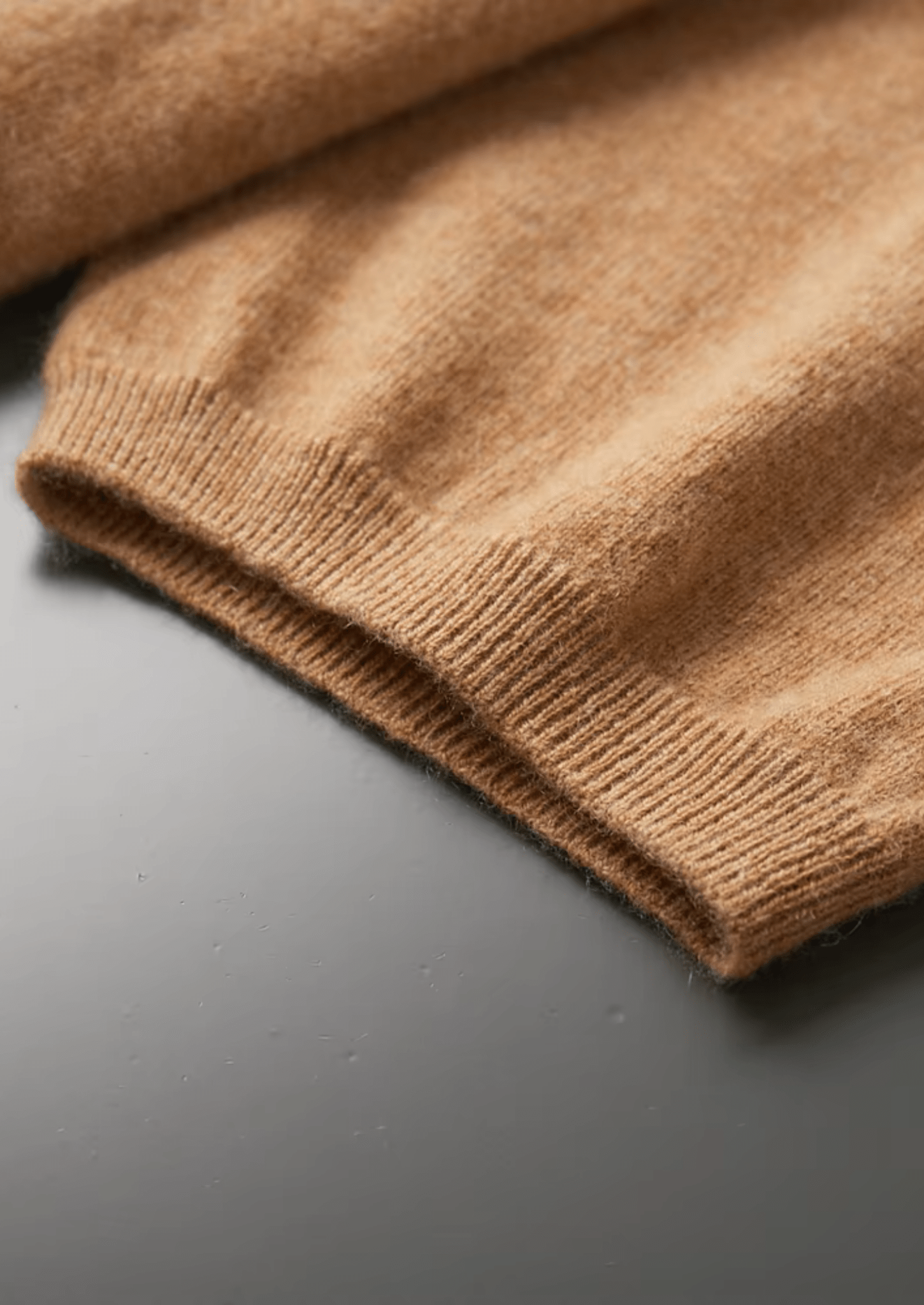 PREMIUM CASHMERE MOCK NECK T - SHIRT - Derada