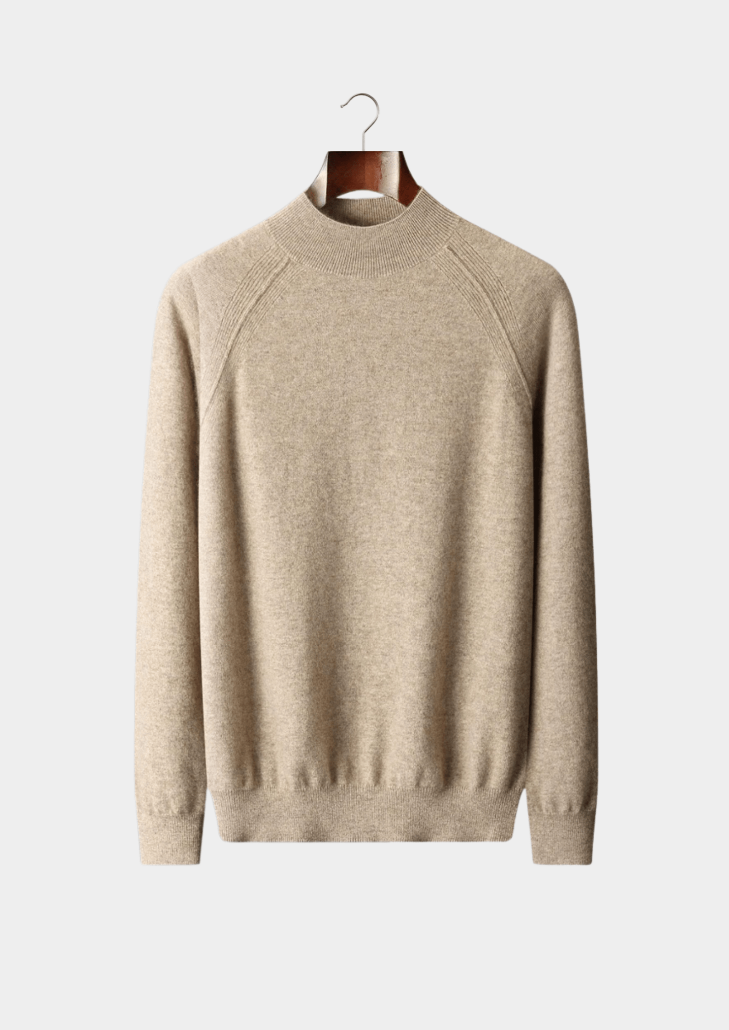 PURE EXTRA - FINE MERINO WOOL RAGLAN MOCKNECK - Derada