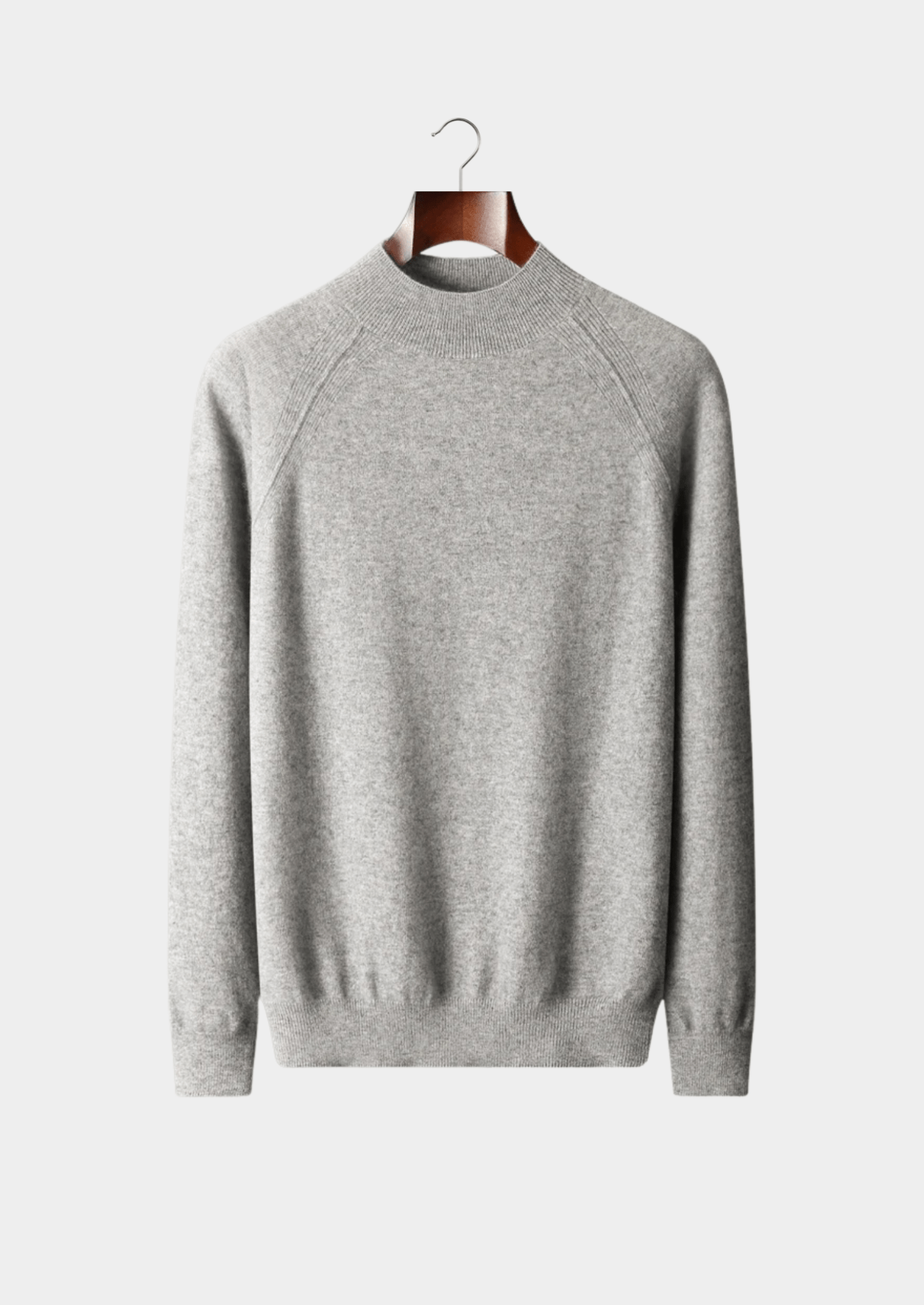 PURE EXTRA - FINE MERINO WOOL RAGLAN MOCKNECK - Derada