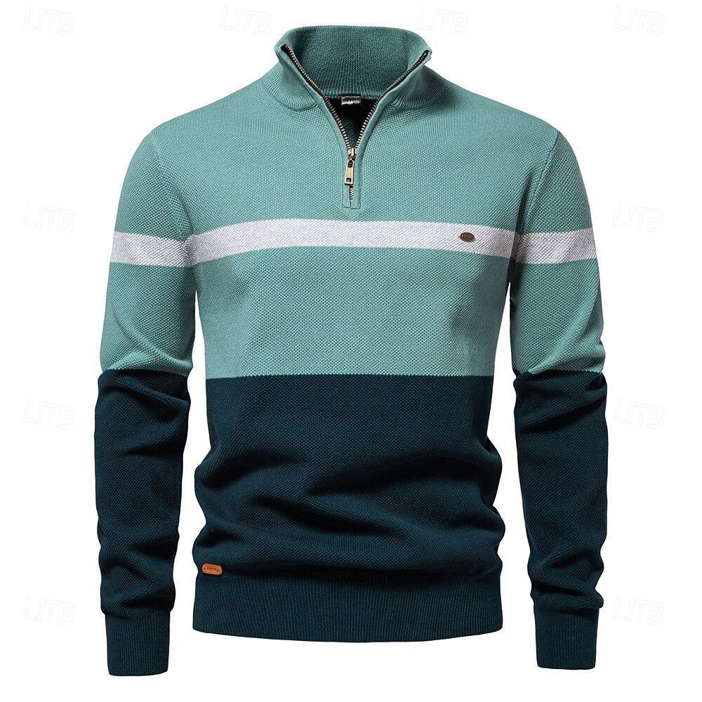 Andy | Quarter Zip Knitwear - Derada Fashion