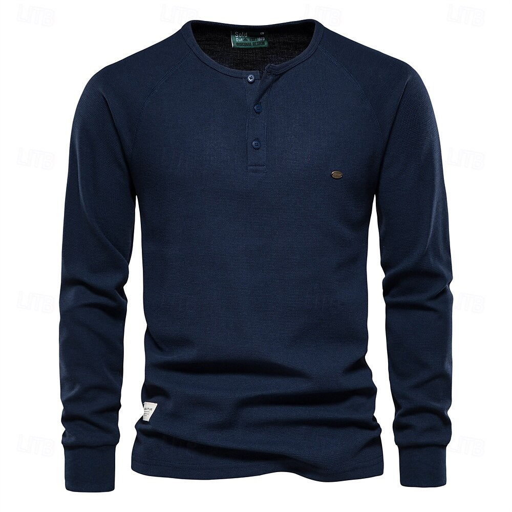 Dennis | Polo lange mouwen - Derada Fashion