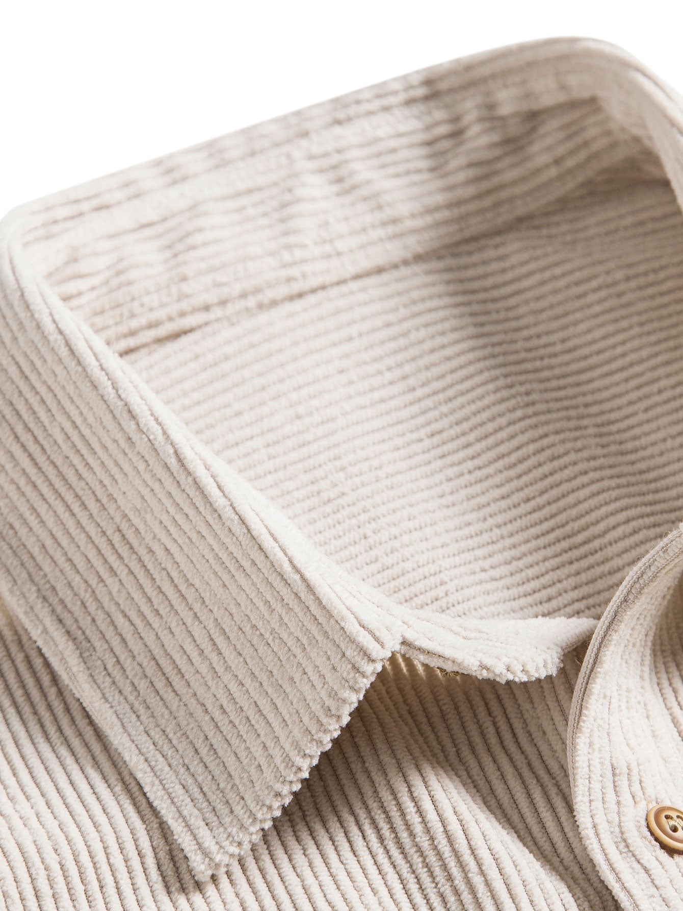 Derada | Corduroy Casual Button - Up Shirt - Derada Fashion