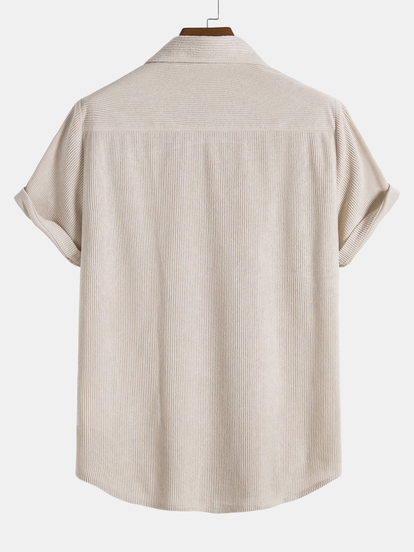 Derada | Corduroy Casual Button - Up Shirt - Derada Fashion