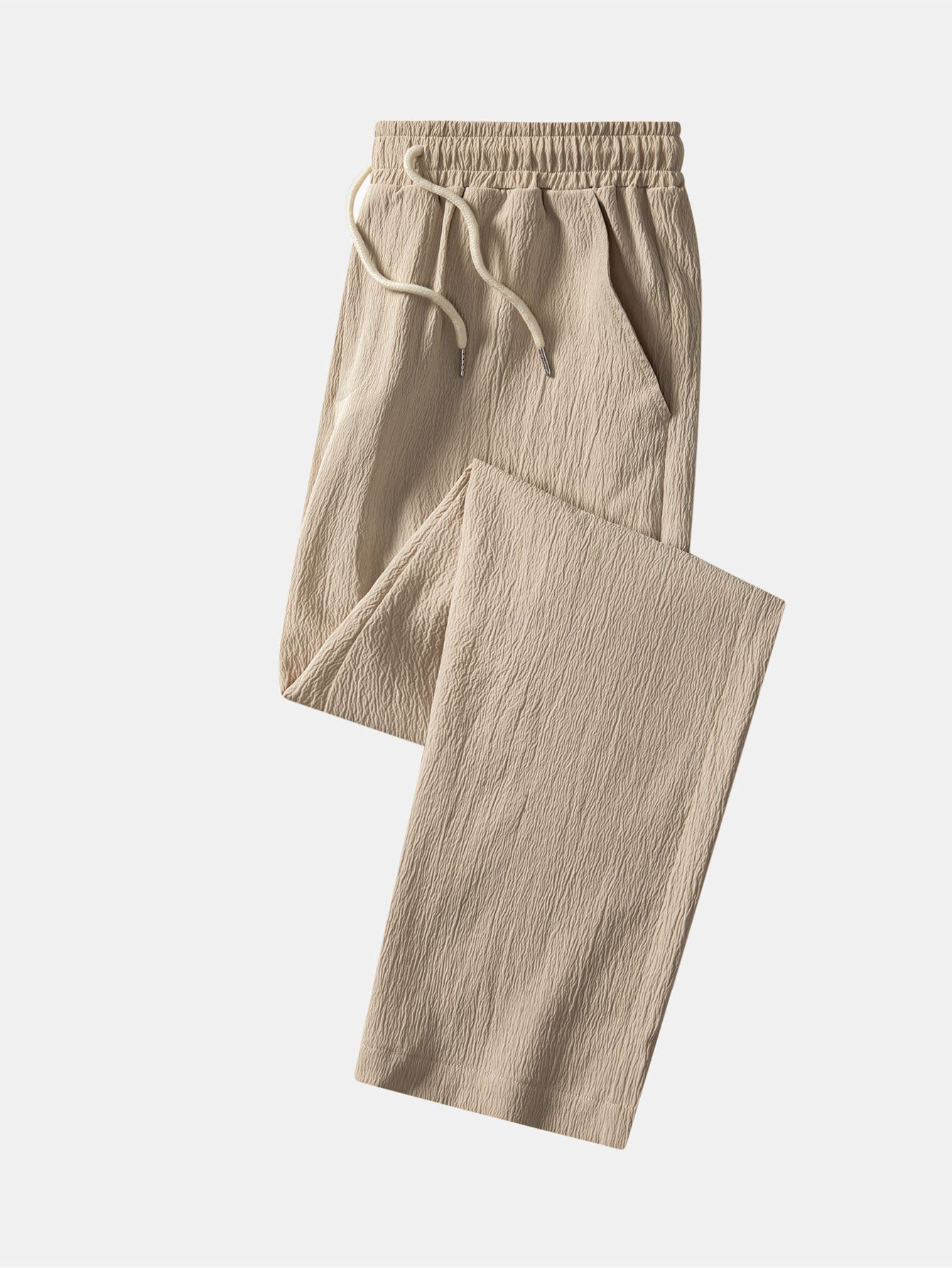 Derada | Crinkle Texture Relax Broek - Derada Fashion