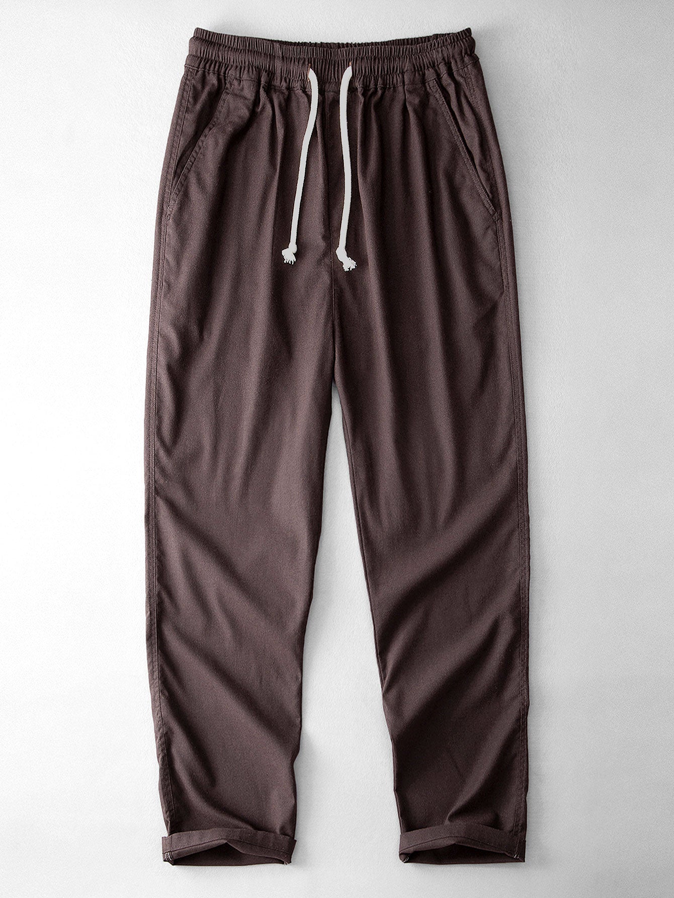 Derada | Linnen Mix Rechte Broek - Derada Fashion