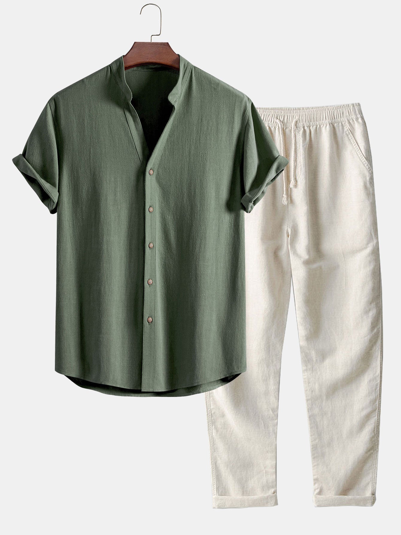 Derada | Linnen Rayon Zomer Set - Derada Fashion